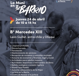 📣 Hoy #LaMuniEnTuBarrio llega al Mercedes XIII