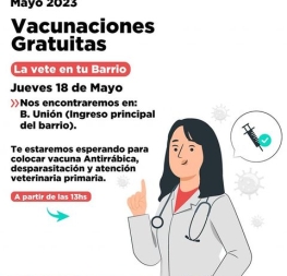 🐶❤️#LaVeteEnTuBarrio visita el barrio Unidad con vacunaciones gratuitas y entrega de turnos para castraciones
