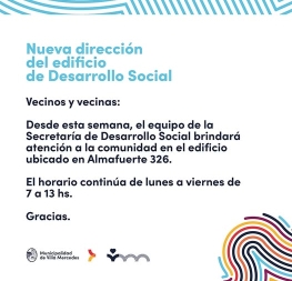 📌📇Vecinos y vecinas, compartimos información sobre el edificio de la Secretaría de Desarrollo Social